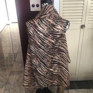 Chiffon blouse cover - up